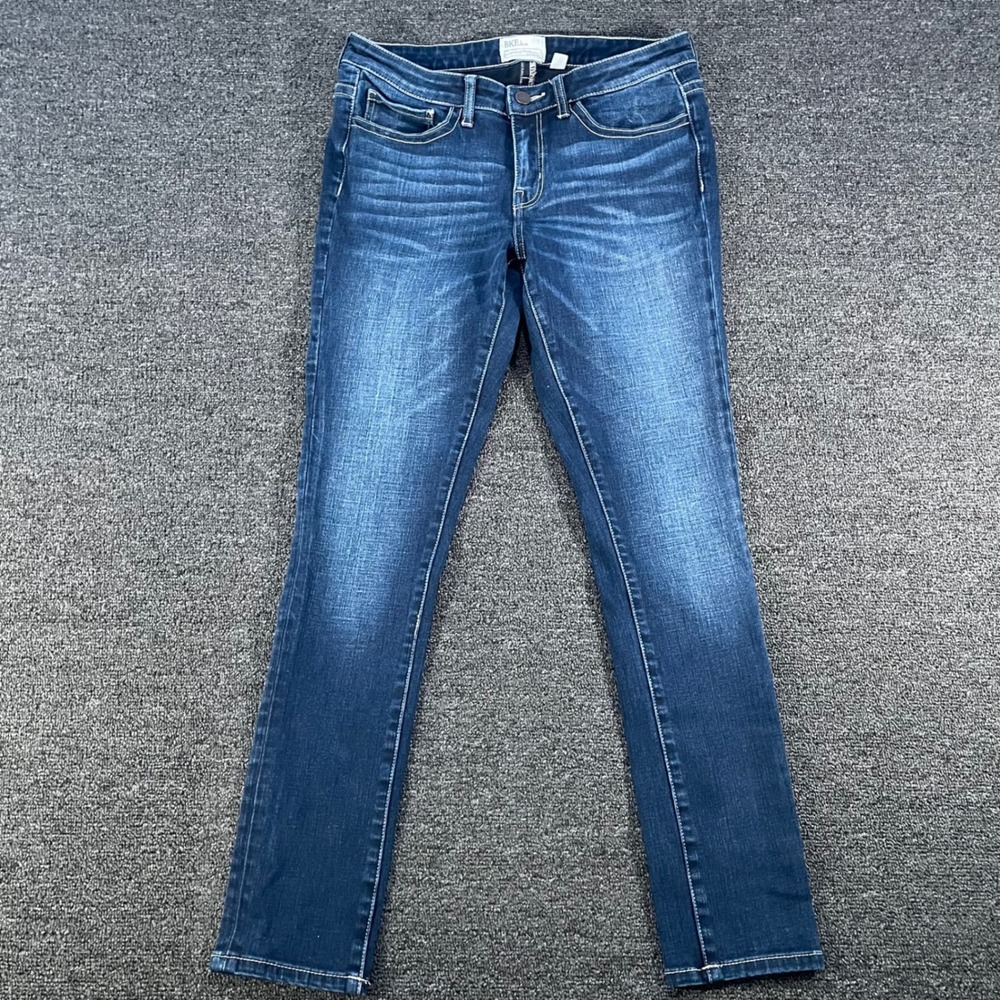 BKE Payton Skinny Jeans Womens 28R Dark Wash Blue Good Stretch Denim FBK601R